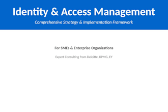 expert iam consulting to secure your organization