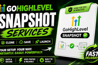 build ghl snapshot with workflows and automation for your agency