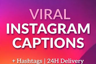 write viral instagram captions and hashtags for fashion brands