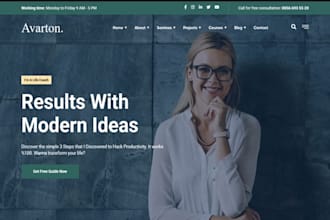 design wix life coach website career coach personal development coaching website
