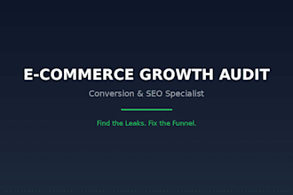 audit your shopify or online store for growth opportunities