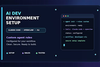 claude code, openclaw, gpt developer cli environments with custom agent ai