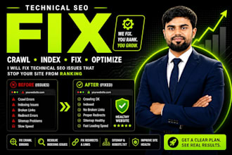 fix technical SEO issues crawl errors and indexing