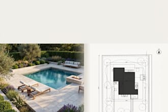 landscape design 3d rendering site plan permit residential commercial cad