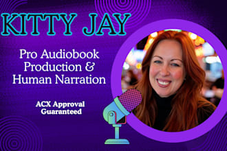 master, produce and narrate your audiobook for acx audible