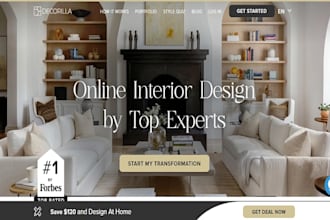 design squarespace interior designer website portfolio luxury home website