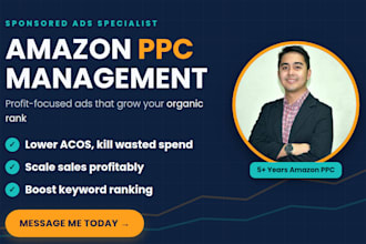 manage and optimize your amazon ppc sponsored ads campaigns
