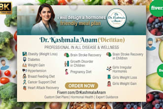 be your dietition and make coustmiz your diet plan