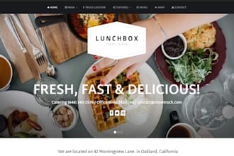design wix restaurant website seafood bbq taco sushi grill food ordering website