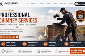design wix chimney sweep website chimney contractor chimney repair website