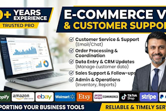 provide sales support, customer service and CRM assistance