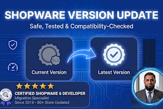 update your shopware store to the latest version