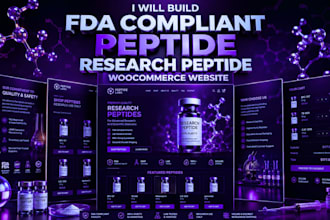 build peptide website fda complaint peptide website woocommerce peptide website