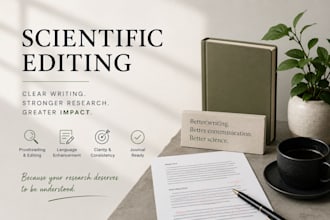 scientific editing, scientific proofreading, scientific journal and publishing