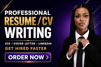write resume, CV for healthcare, IT, nursing, engineering and project management