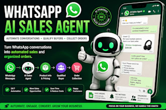 build an ai sales agent for whatsapp sales and customer support