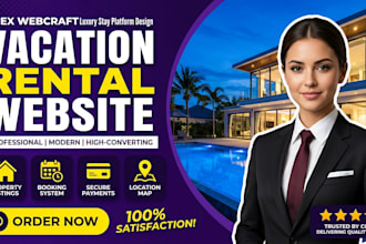 do vacation rental booking website airbnb short term and holiday website design
