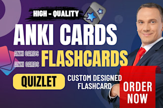 create anki flashcards, quizlet flashcards from PDF or mcqs to anki cards fast
