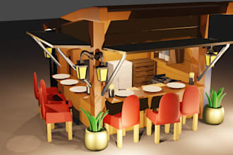 create a stylized 3d model or product in blender