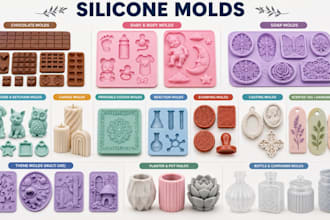 design 3d cad model silicone mold, injection mold, plastic mold, casting stamp