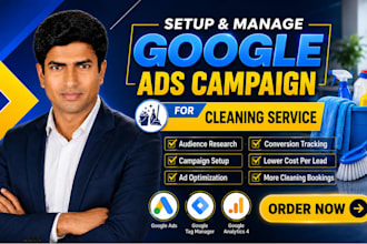 run google ads for cleaning services and local leads