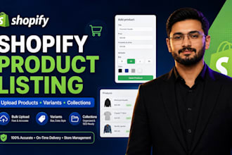 upload and manage shopify products and inventory