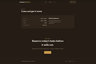 design a professional website for your small business
