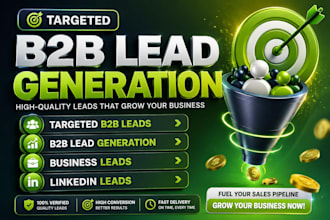 build lead scraping automation, b2b lead generation and prospecting listing