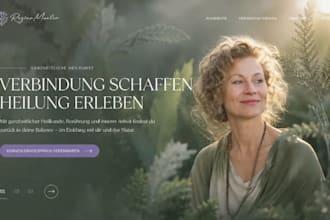 build wix spiritual website holistic healing website meditation coach website