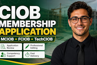 assist with ciob mciob,fciob and techciob membership application