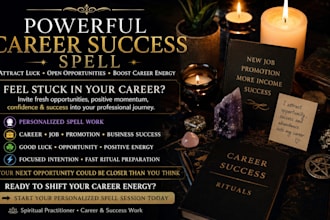cast a powerful career success and good luck spell that works fast within 24hr