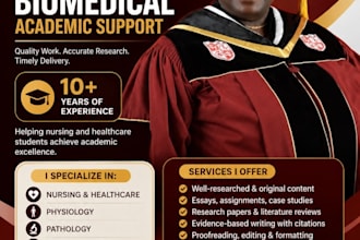 provide nursing, physiology, pathology, pharmacology, medical research support