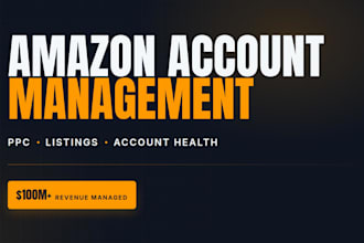 be your expert amazon manager