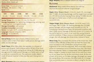 create a balanced item, potion, npc or one shot for dnd