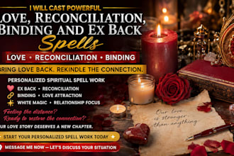 cast powerful love, reconciliation, binding and ex back spells