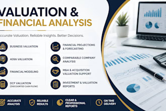 do business valuation, 409a valuation, financial modelling and dcf analysis