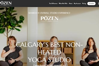 build squarespace yoga studio website yoga instructor website with class booking