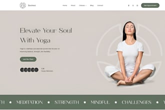 build squarespace yoga studio website yoga instructor website with class booking