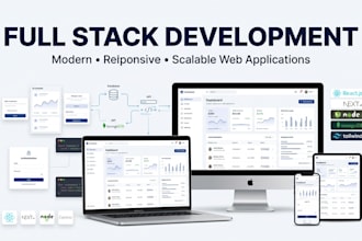 full stack website development front end developer backend full stack developer