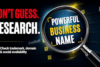 create professional business names for your company