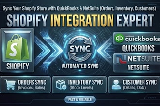 sync your shopify store with quickbooks netsuite orders inventory customers