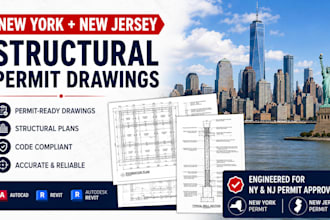 prepare new york and new jersey structural permit drawings