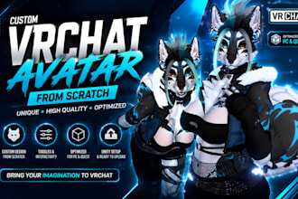 vrchat avatar fursona avatar vrc avatar vrm model vr character nsfw furry avatar