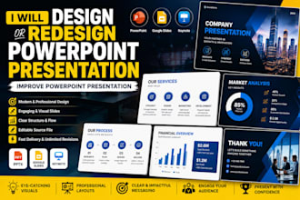 design or redesign your powerpoint presentation improve powerpoint presentation