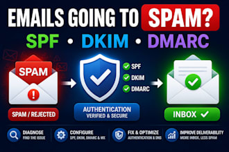 fix spf dkim dmarc and email deliverability issues
