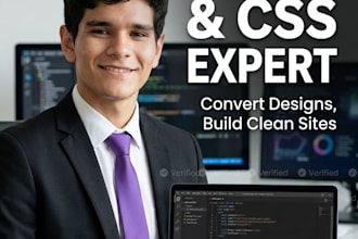 html CSS website for you