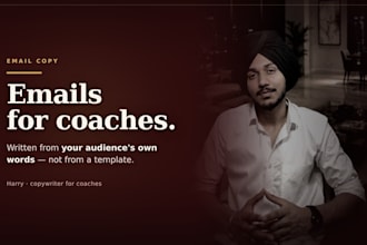 email copy and sequences for coaches and course creators