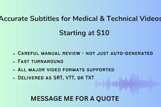 subtitle and caption your video accurately