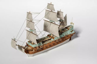 model 3d historical ship, century ship, unity ship asset, age of sail game print