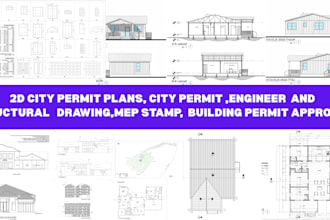 be structural civil engineer mep permit approval for california,texas, florida